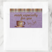 Gemaakt door U cadeau en traktatie labels (Tas)