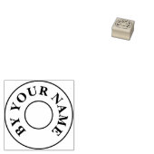 Gemaakt door vaartuigen rubberstempel (Gestempeld)