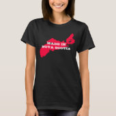  gemaakt door vrouwen in Nova Scotia T-shirt (Voorkant)