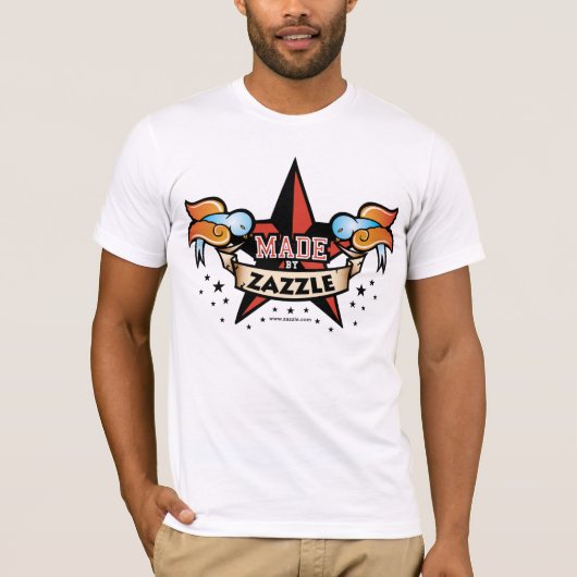 Gemaakt door Zazzle T-shirt (Voorkant)