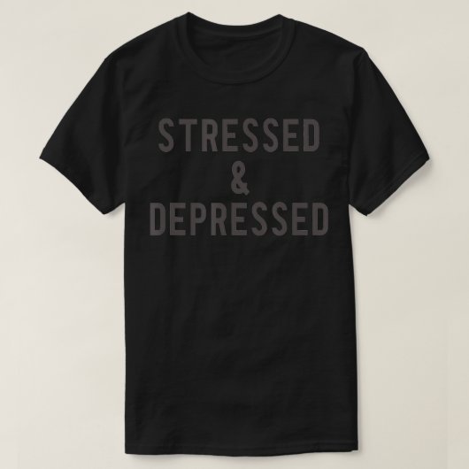 Gemaakt en gedeprimeerd t-shirt (Design voorkant)
