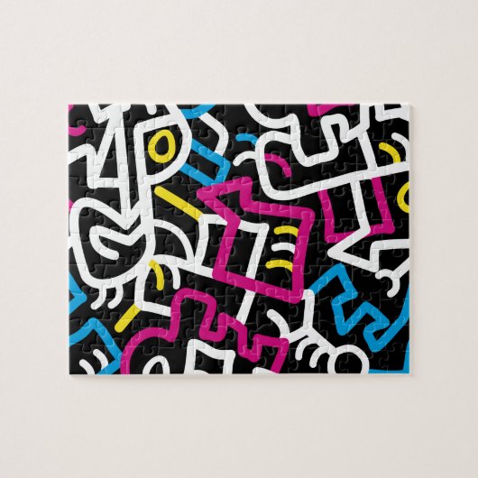 Gemaakt en verward legpuzzel (Horizontaal)