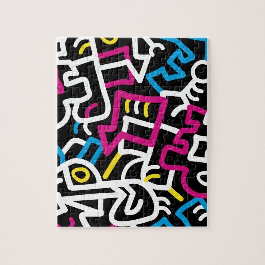 Gemaakt en verward legpuzzel (Verticaal)