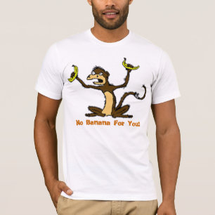 GEMAAKT GELD GEEN BANANA VOOR JE T-SHIRT