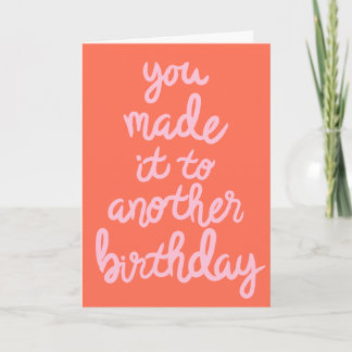 Gemaakt het aan Een andere Verjaardag Kaart