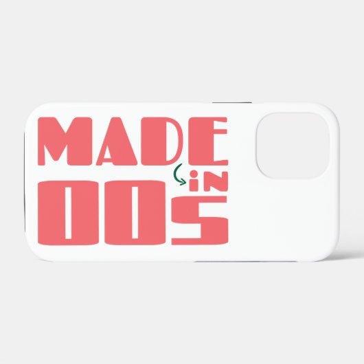 Gemaakt in 00s Case-Mate iPhone case (Achterkant (horizontaal))