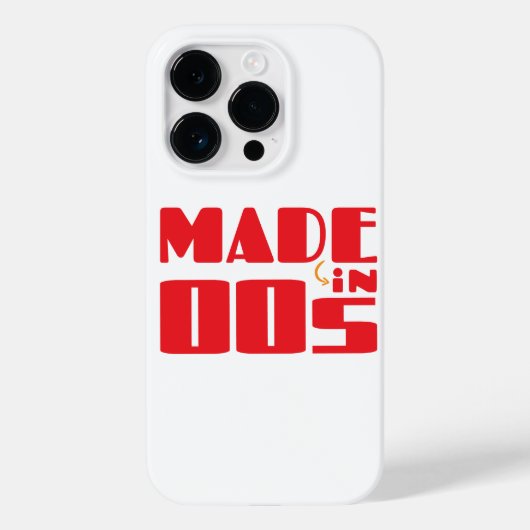 Gemaakt in 00s Case-Mate iPhone case (Achterkant)