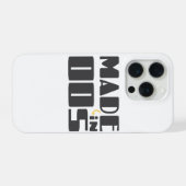 Gemaakt in 00's iPhone hoesje (Achterkant horizontaal)