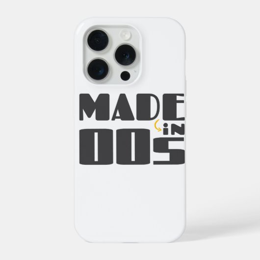 Gemaakt in 00's iPhone hoesje (Achterkant)