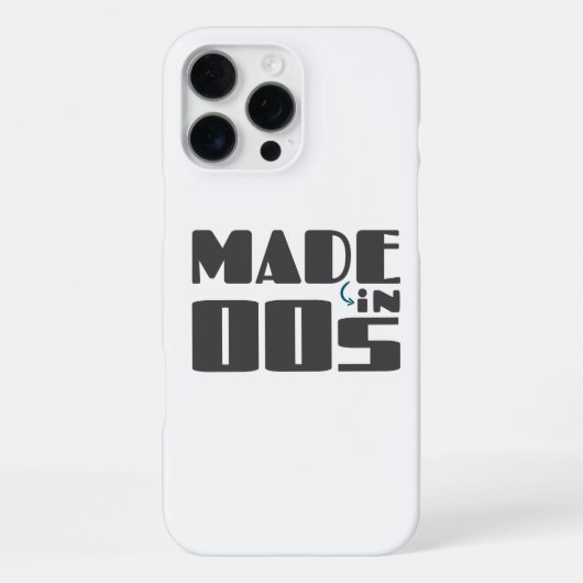 Gemaakt in 00's iPhone hoesje (Achterkant)