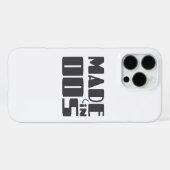 Gemaakt in 00's iPhone hoesje (Achterkant horizontaal)
