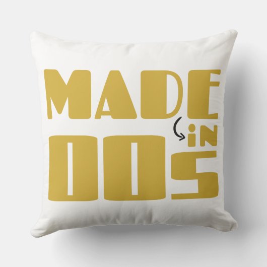Gemaakt in 00's kussen (Achterkant)