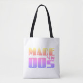 Gemaakt in 00s - Nostalgische vibes Tote Bag (Voorkant)