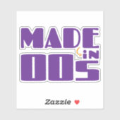 Gemaakt in 00's sticker (Vel)