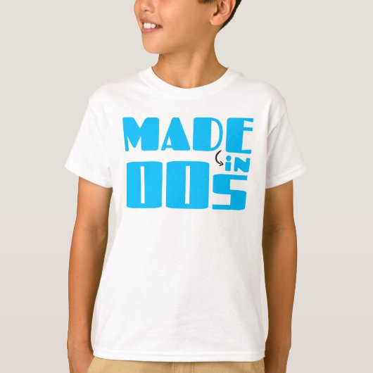 Gemaakt in 00's t-shirt (Voorkant)