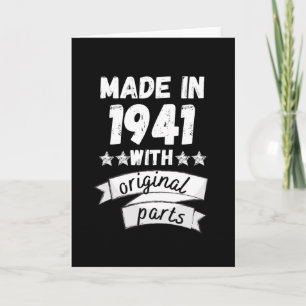 gemaakt in 1941 met originele onderdelen, kaart