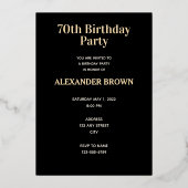 Gemaakt in 1952, 70 jaar geweldige 2022 folie uitnodiging (Achterkant)