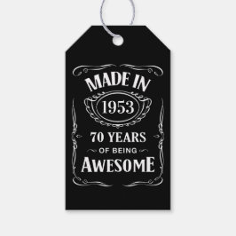 Gemaakt in 1953, 70 jaar geweldige 2023 dag cadeaulabel