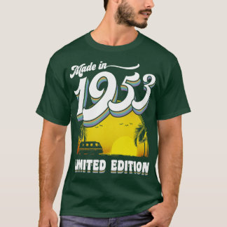 Gemaakt in 1953 70ste verjaardagscadeau 70 jaar ou t-shirt