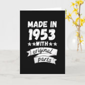 gemaakt in 1953 met originele onderdelen, kaart (Gele Bloem)