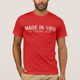 Gemaakt in 1955 T-Shirt-viering 60 jaar T-shirt