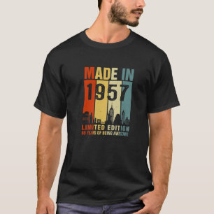 Gemaakt in 1957, beperkte uitgave, 65 jaar geleden t-shirt