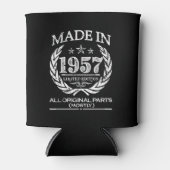 Gemaakt in 1957 - Funny 60th Birthday koelbox Blikjeskoeler (Voorkant)