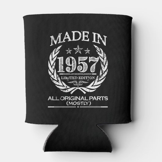 Gemaakt in 1957 - Funny 60th Birthday koelbox Blikjeskoeler (Achterkant)