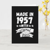 gemaakt in 1957 met originele onderdelen, kaart (Gele Bloem)