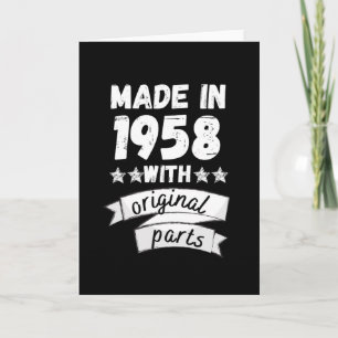 gemaakt in 1958 met originele onderdelen, kaart