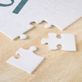 Gemaakt in 1959 Circular Rubber Stamp Style Logo Legpuzzel (Zijkant)