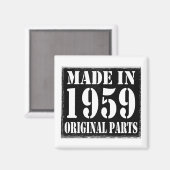 GEMAAKT IN 1959 MAGNEET (Voorkant / Achterkant)