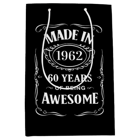 Gemaakt in 1962, 60 jaar geweldige 2022 dag medium cadeauzakje (Voorkant)