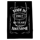 Gemaakt in 1962, 60 jaar geweldige 2022 dag medium cadeauzakje (Achterkant)