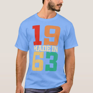 Gemaakt in 1963 t-shirt