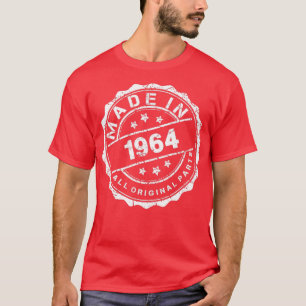 GEMAAKT IN 1964 ALLE OORSPRONKELIJKE ONDERDELEN T-SHIRT