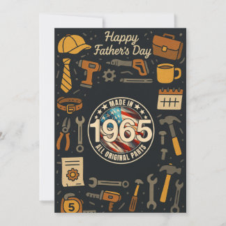 Gemaakt in 1965 Alle originele onderdelen Vaderdag Kaart