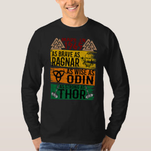 Gemaakt in 1965 zo dapper als Ragnar zo wijs als O T-shirt