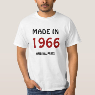 "Gemaakt in 1966, Originele Onderdelen" T-shirt