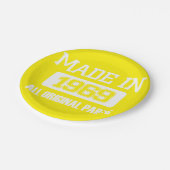 gemaakt in 1969 alle oorspronkelijke onderdelen papieren bordje (Gekanteld)