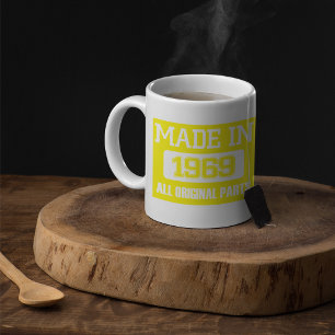 Gemaakt in 1969 Alle Originele Onderdelen Koffiemo Koffiemok