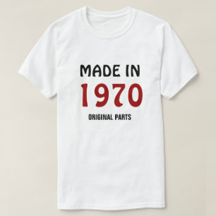 Gemaakt in 1970, Originele Onderdelen T-shirt
