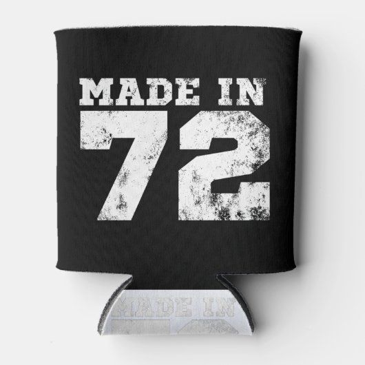 Gemaakt in 1972 52e verjaardag blikjeskoeler (Voorkant)