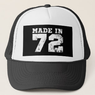 Gemaakt in 1972 52e verjaardag trucker pet