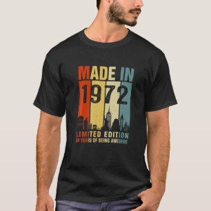  gemaakt in 1972 beperkte uitgave 50 jaar geleden t-shirt