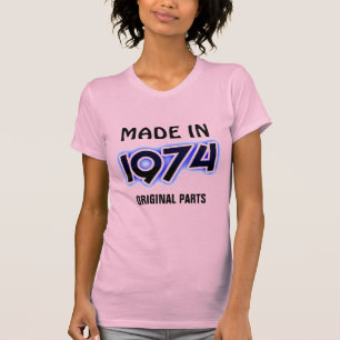 "Gemaakt in 1974, Originele Onderdelen" T-Shirt