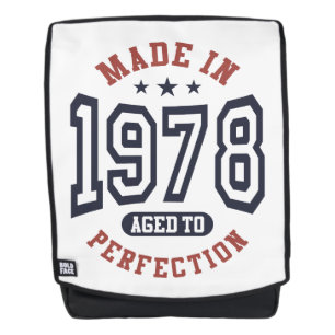 Gemaakt in 1978 tot perfecte geboortegrond rugtassen