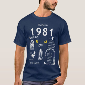 Gemaakt in 1981 TShirt