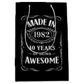 Gemaakt in 1982, 40 jaar geweldige 2022 dag medium cadeauzakje (Voorkant)