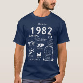 Gemaakt in 1982 TShirt (Voorkant)